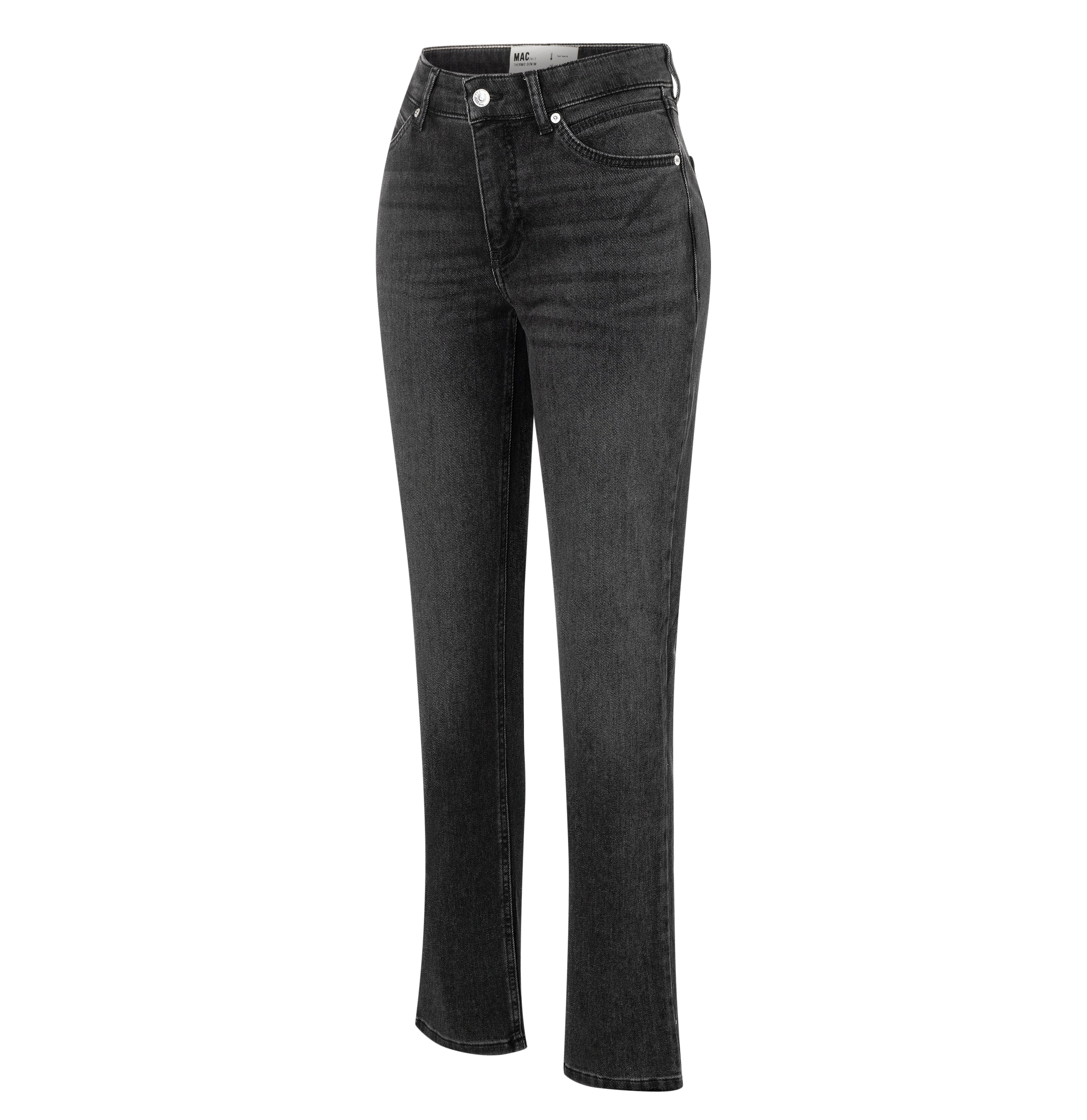 MAC MELANIE Straight Five Pocket - Charcoal Drift Denim - 5040-90-0354-D939 von MAC