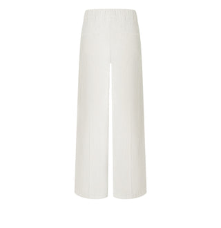 MAC Chiara Stoffhose - Pearl Pinstripe Cream - 3045-00-0410-012