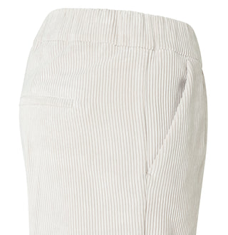 MAC Chiara Stoffhose - Pearl Pinstripe Cream - 3045-00-0410-012