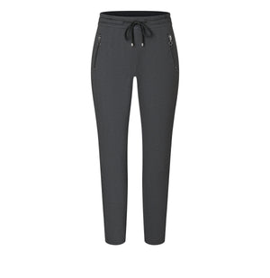 MAC Easy Jogpants - Midnight Herringbone Black - 2710-00-0107L-051Z