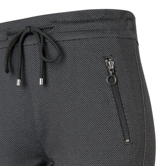 MAC Easy Jogpants - Midnight Herringbone Black - 2710-00-0107L-051Z