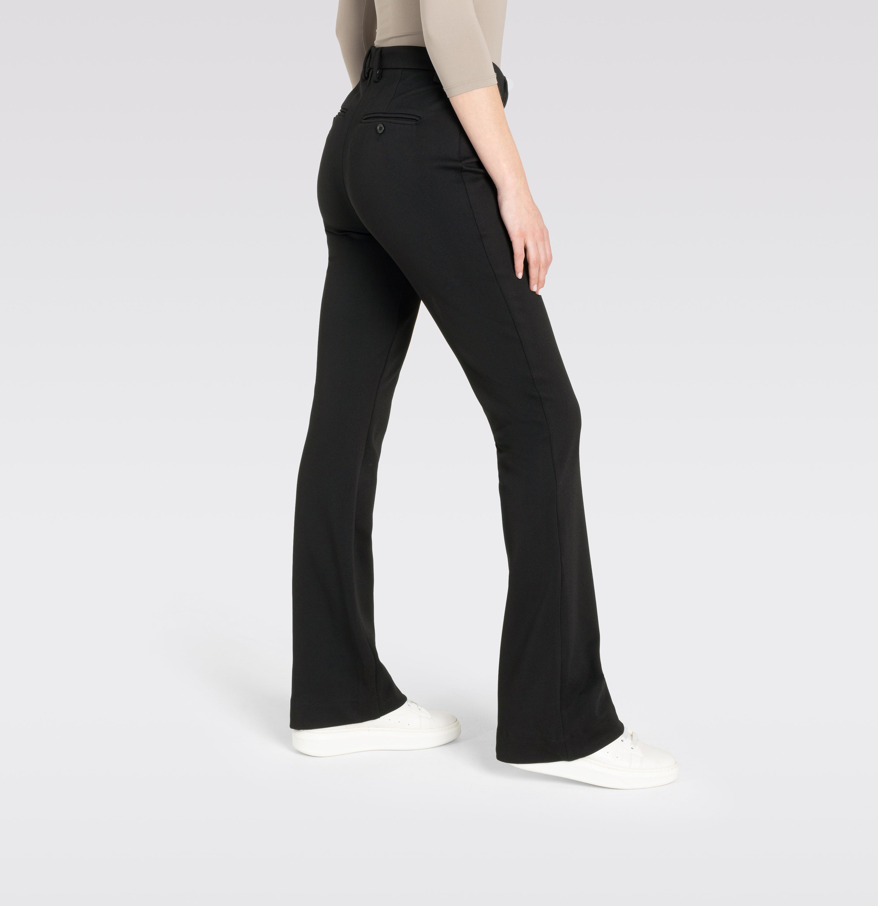 MAC BELLA Stoffhose - Midnight Velvet Black - 3415-00-0172L-090 von MAC