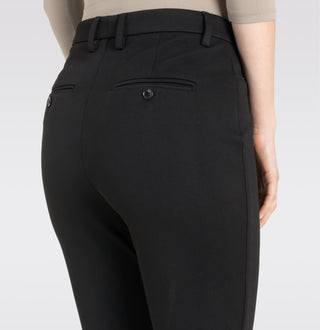 MAC BELLA Stoffhose - Midnight Velvet Black - 3415-00-0172L-090