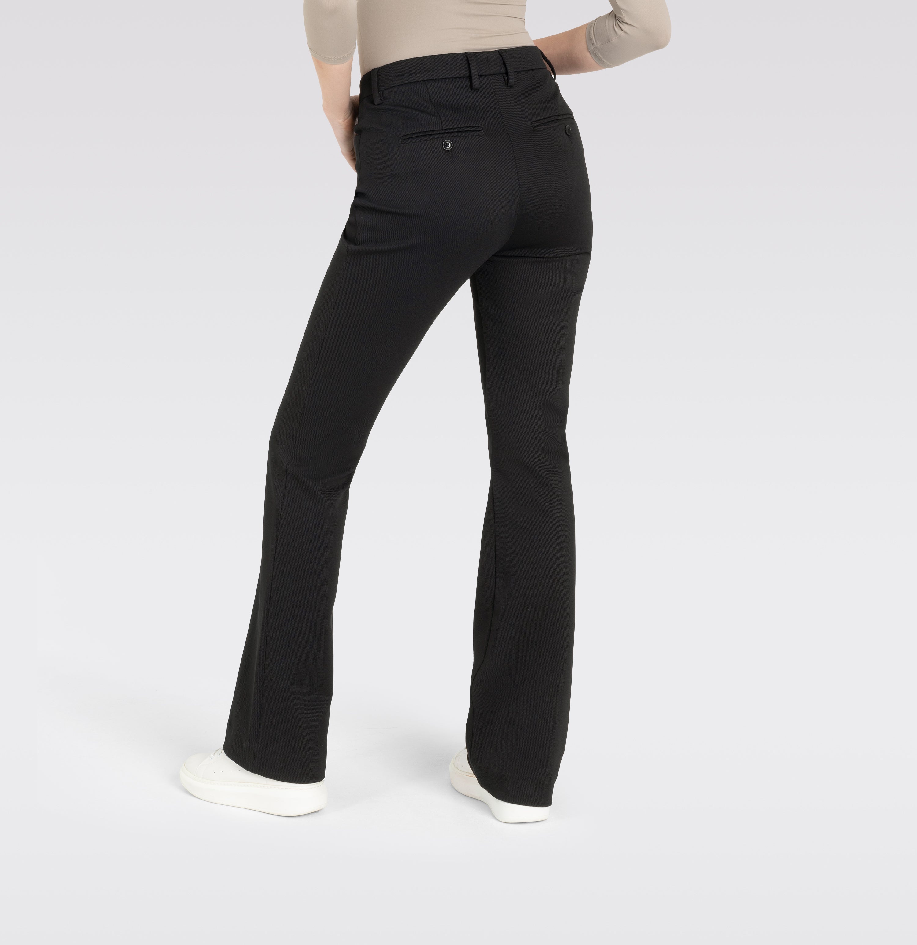 MAC BELLA Stoffhose - Midnight Velvet Black - 3415-00-0172L-090