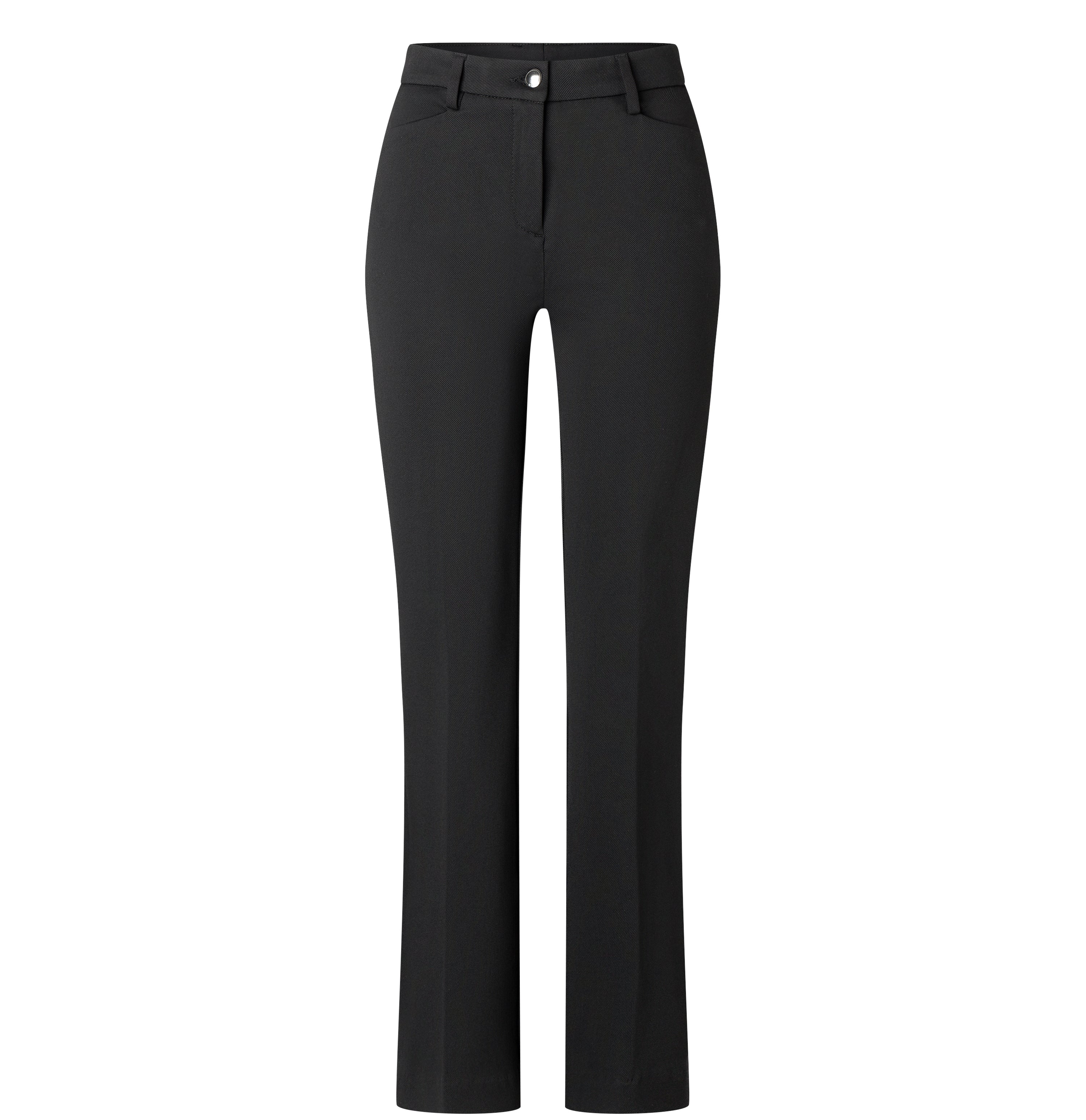 MAC BELLA Stoffhose - Midnight Velvet Black - 3415-00-0172L-090 von MAC