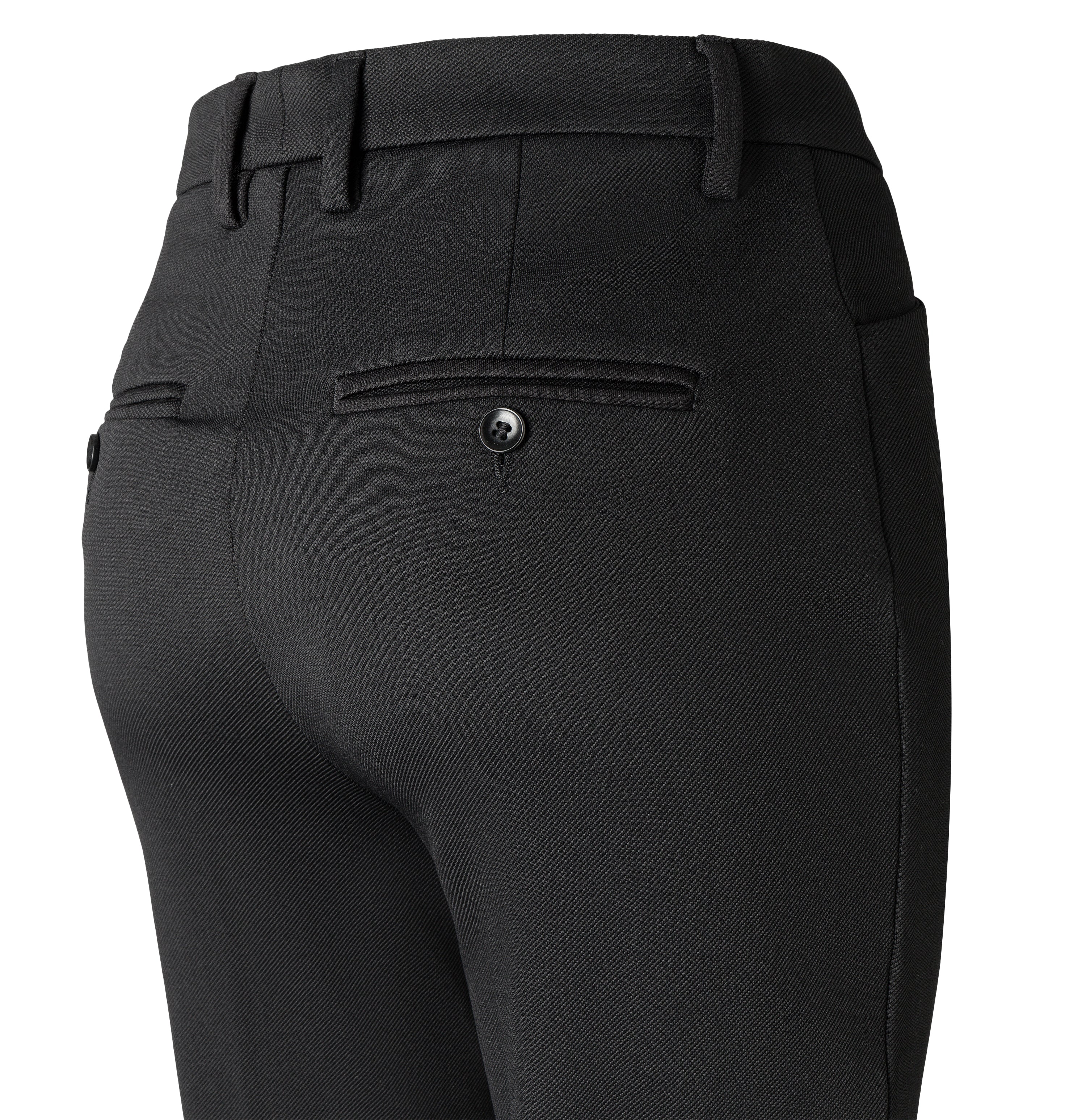 MAC BELLA Stoffhose - Midnight Velvet Black - 3415-00-0172L-090 von MAC