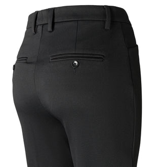 MAC BELLA Stoffhose - Midnight Velvet Black - 3415-00-0172L-090