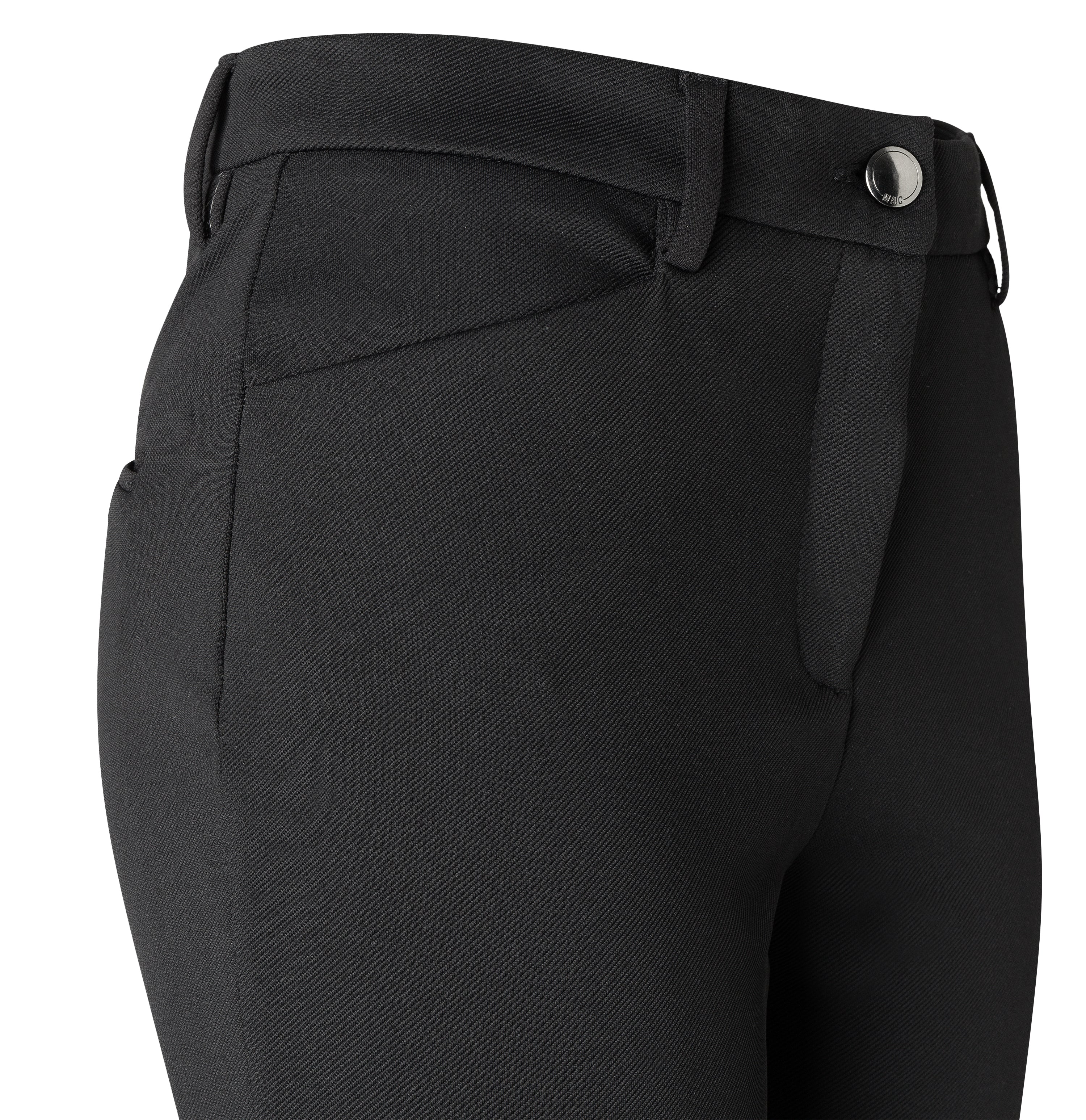 MAC BELLA Stoffhose - Midnight Velvet Black - 3415-00-0172L-090 von MAC