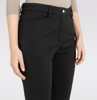 MAC BELLA Stoffhose - Midnight Velvet Black - 3415-00-0172L-090