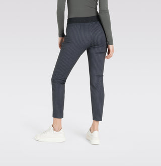 MAC Easy Jogpants - Midnight Teal Stripes - 2710-00-0107L-195S