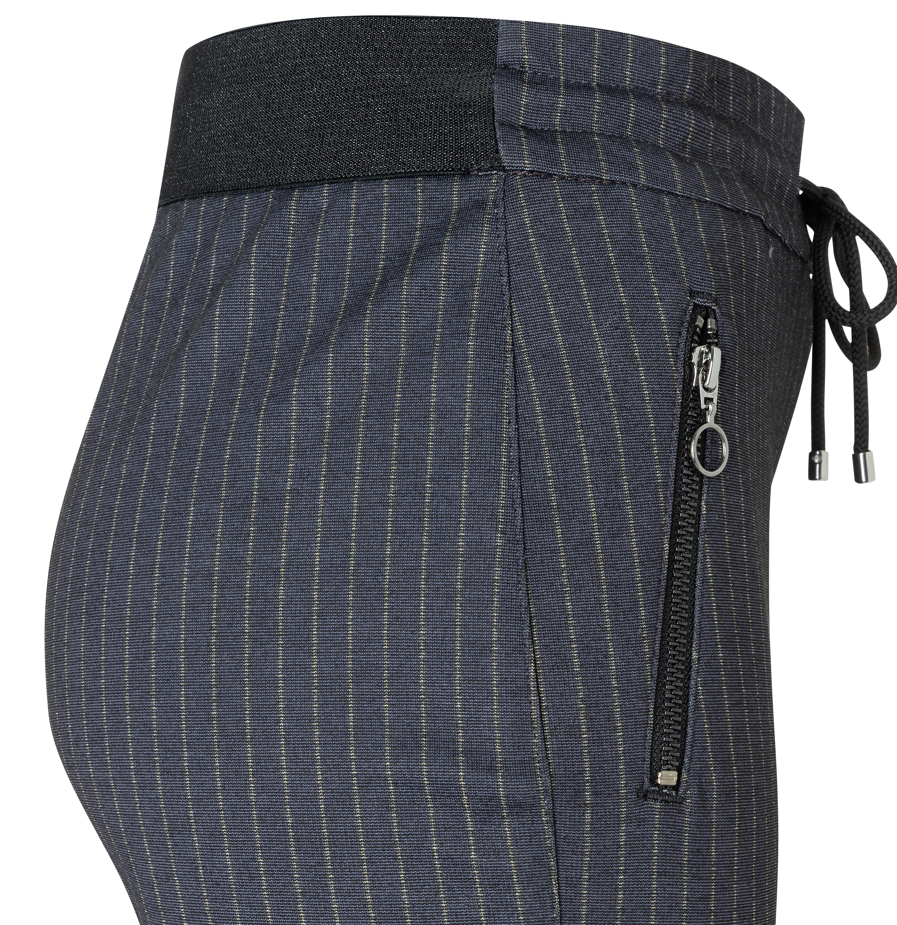 MAC Easy Jogpants - Midnight Teal Stripes - 2710-00-0107L-195S von MAC