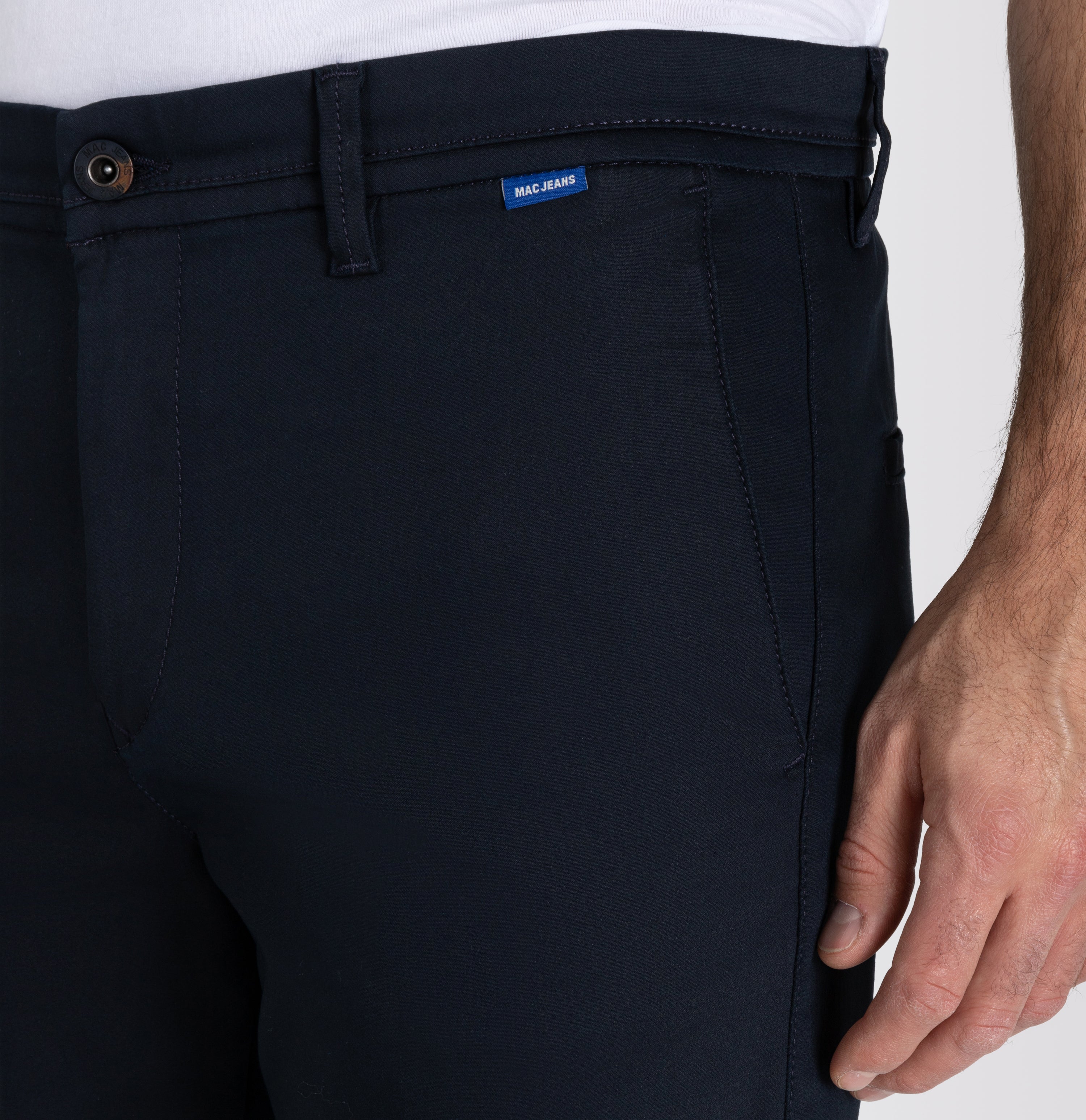 MAC GRIFFIN Chino - Midnight Navy - 6600-00-0762L-196 von MAC
