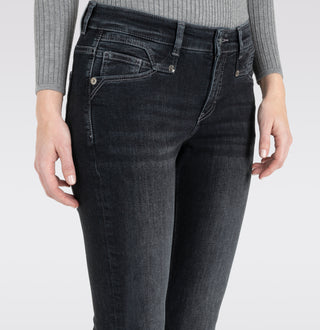 MAC Rich Straight Jeans - Midnight Graphite - 5703-90-0389L-D962