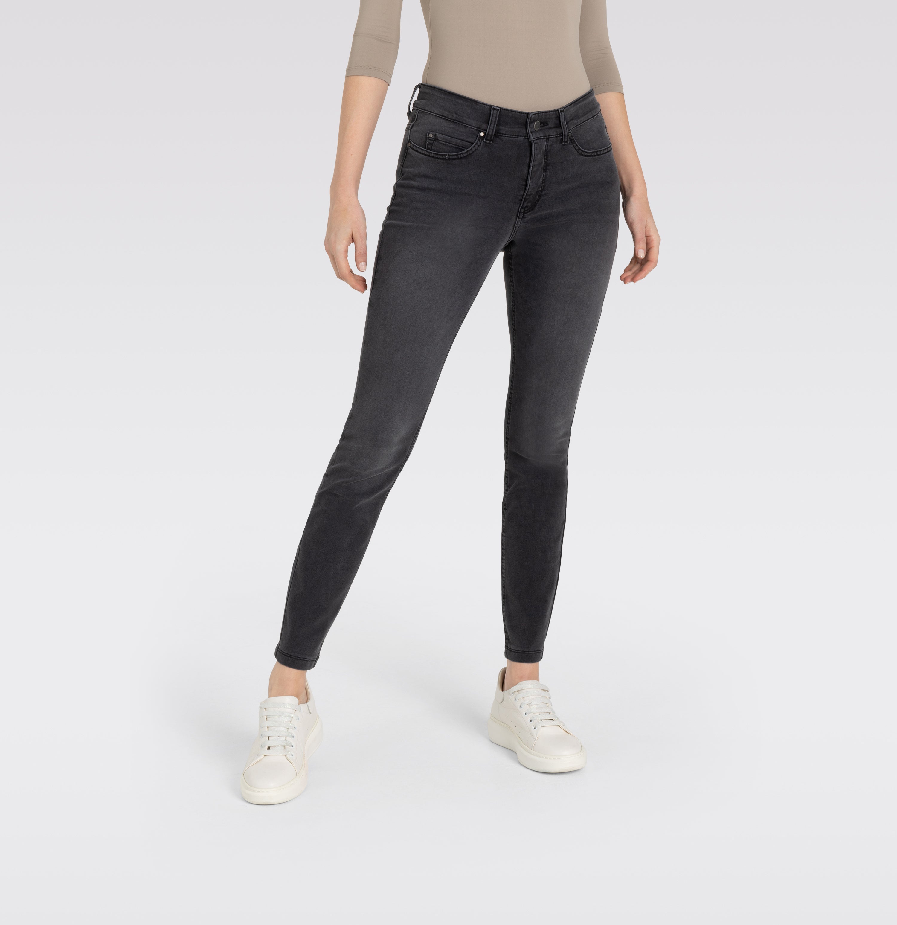 MAC Dream Skinny Five Pocket - Charcoal Haze Grey - 5402-90-0355-D972