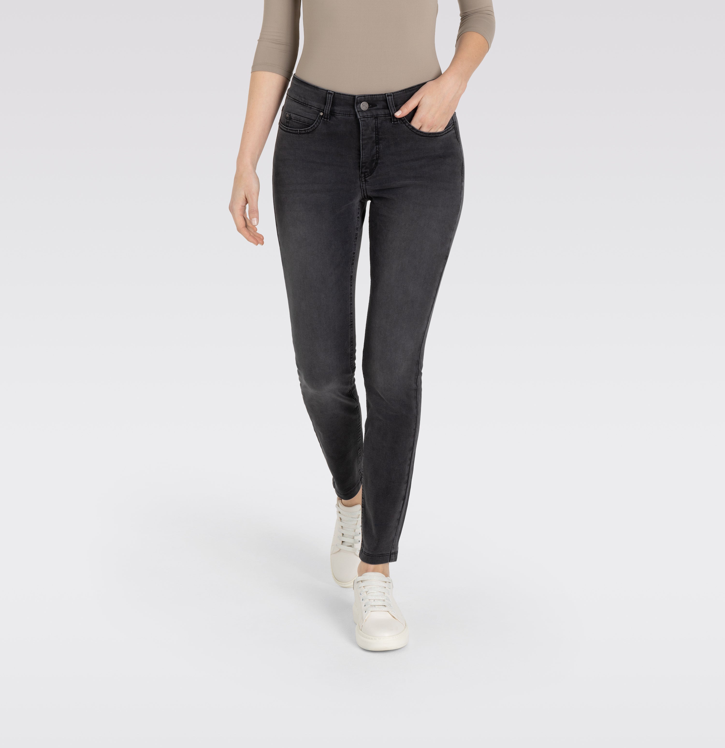 MAC Dream Skinny Five Pocket - Charcoal Haze Grey - 5402-90-0355-D972