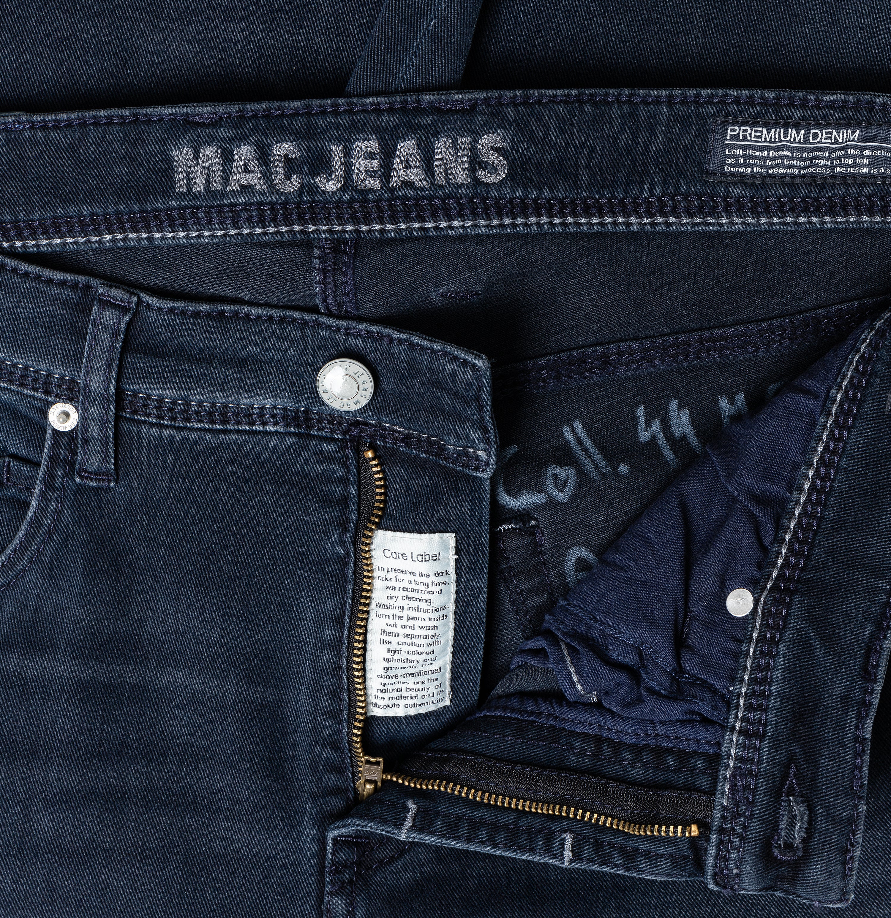 MAC ARNE Straight Denim - Midnight Indigo - 0540-00-0976L-H769 von MAC