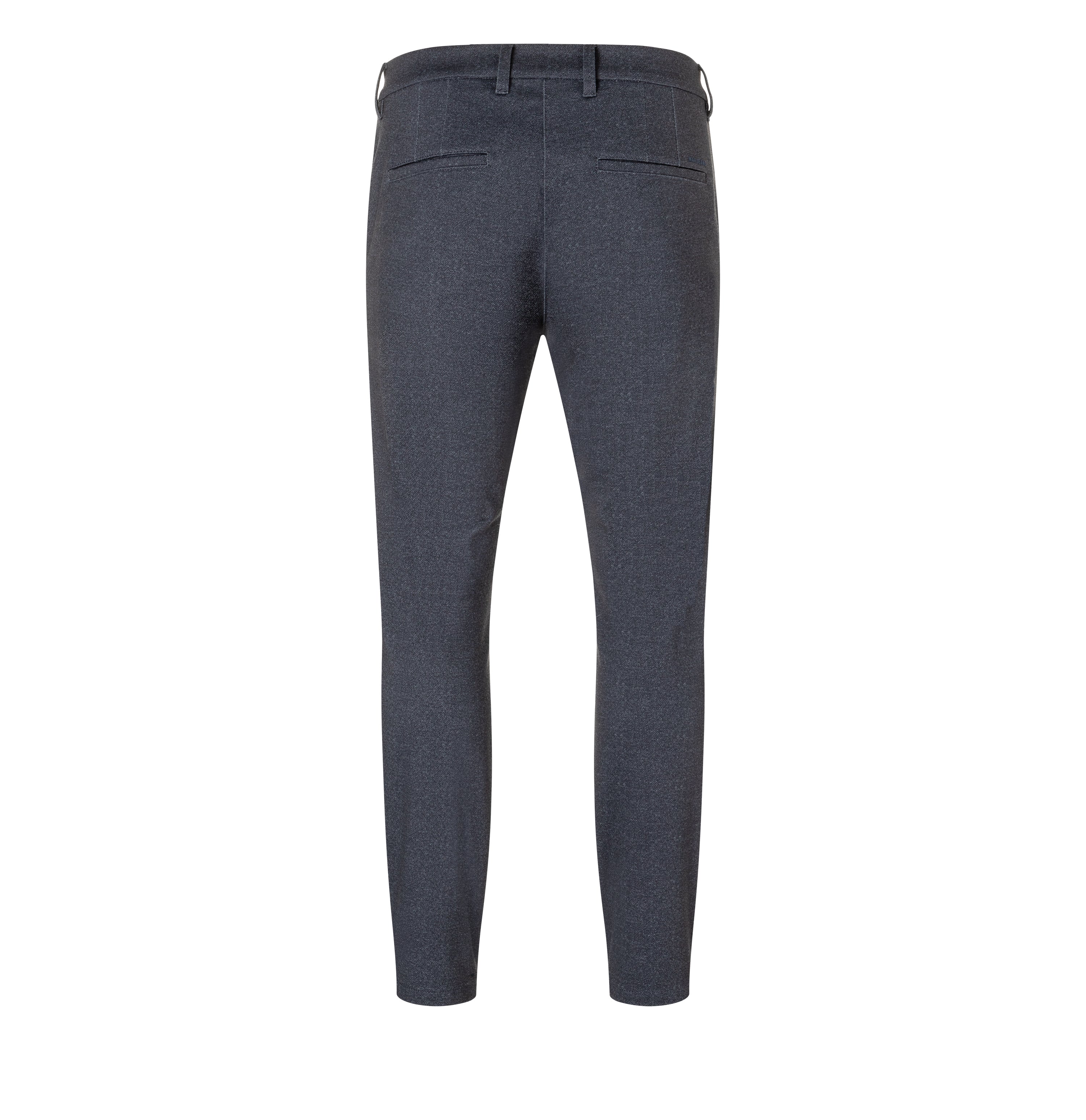 MAC GRIFFIN Chino - Midnight Herringbone Blue - 6617-91-0767L-186B