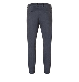 MAC GRIFFIN Chino - Midnight Herringbone Blue - 6617-91-0767L-186B