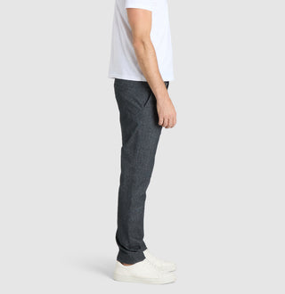MAC LENNOX Chino - Midnight Slate Weave - 6332-91-0736L-199B