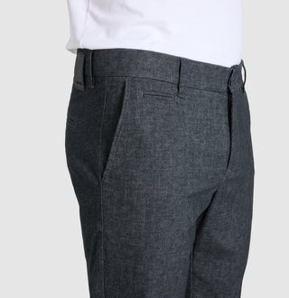 MAC LENNOX Chino - Midnight Slate Weave - 6332-91-0736L-199B