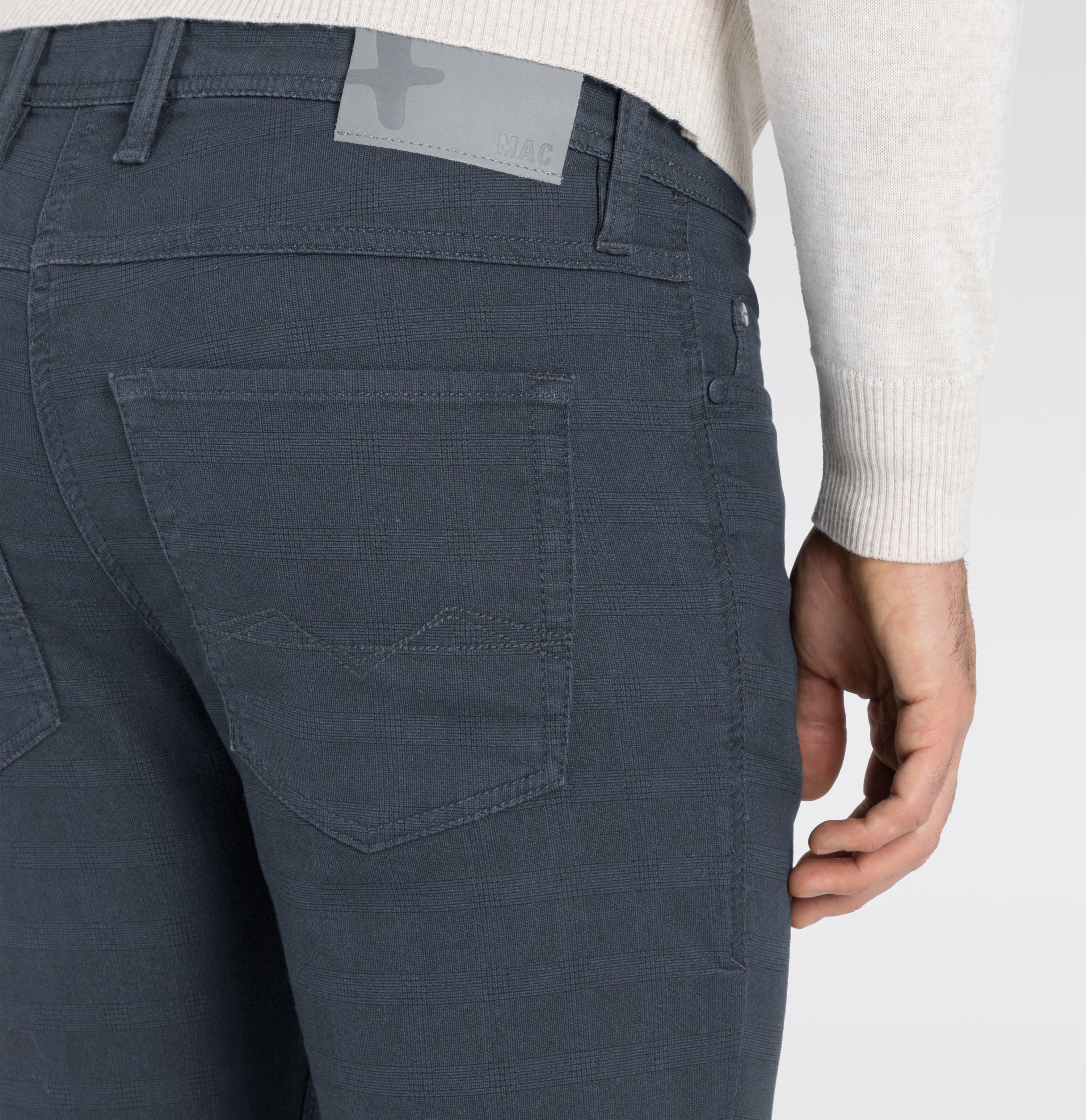 MAC Jog'n Jeans Jeans - Midnight Grid Navy - 0590-00-0768L-199K