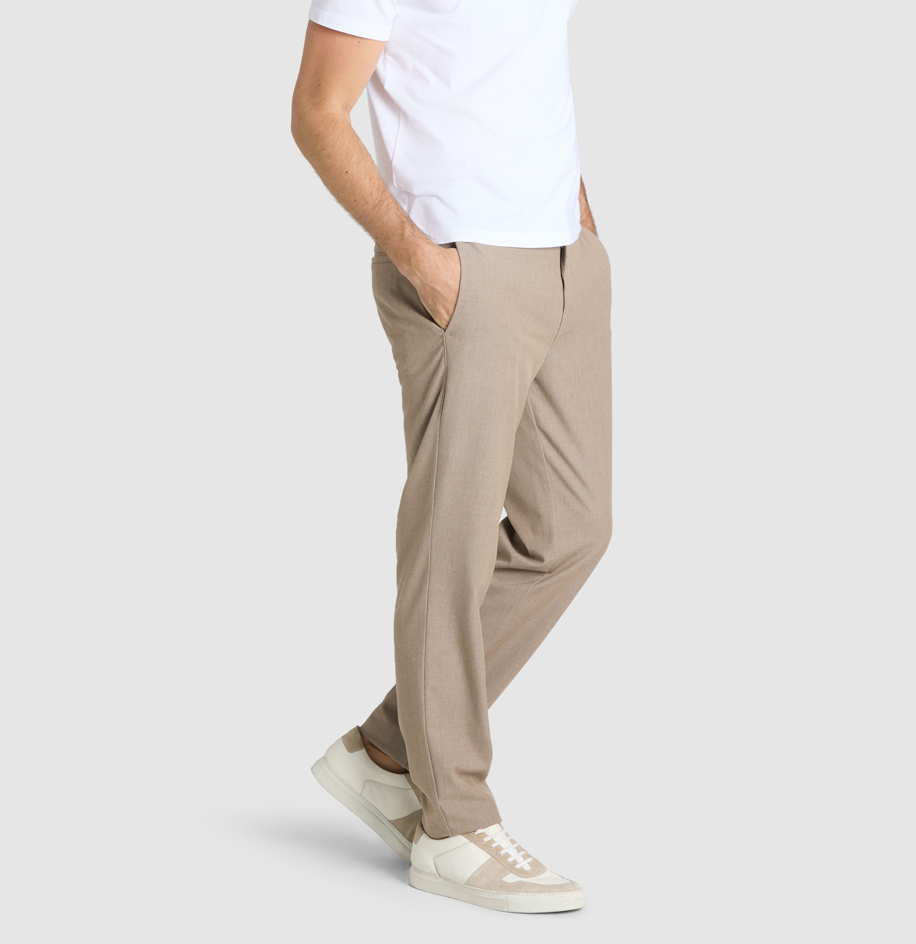 MAC Traveller Chinohose - Pebble Taupe - 6000-00-0737L-238 von MAC