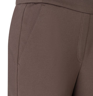 MAC CHIARA Stoffhose - Mocha Velvet Brown - 2177-00-0107L-293
