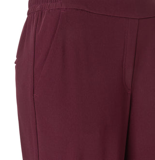MAC CHIARA Stoffhose - Burgundy Velvet Dawn - 2177-00-0231L-780