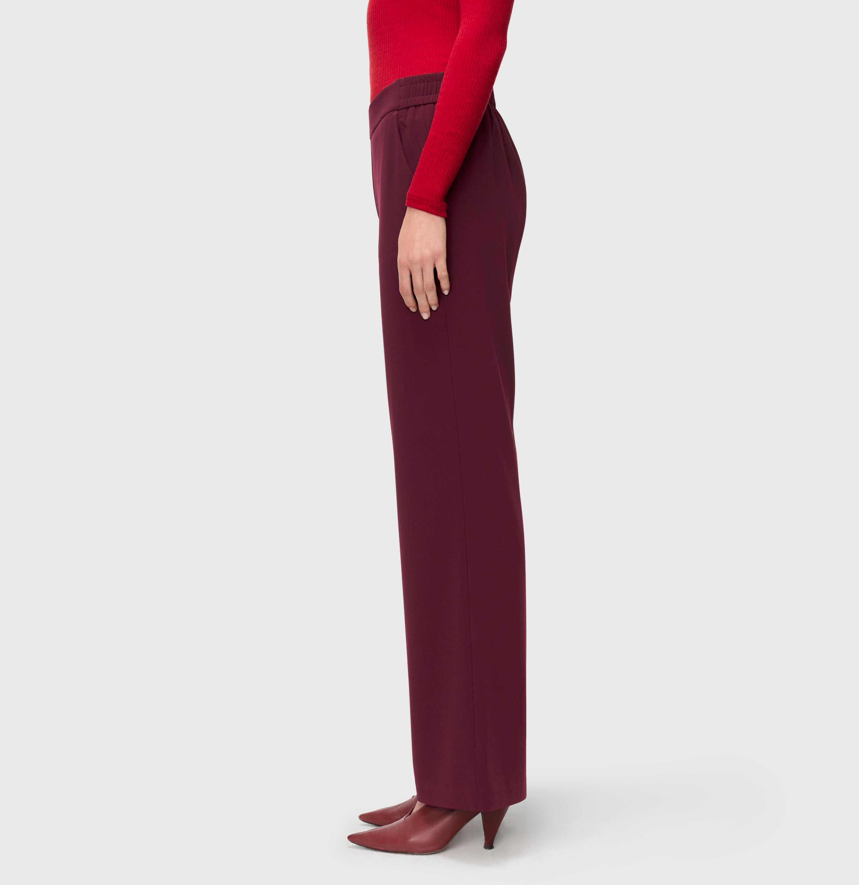 MAC CHIARA Stoffhose - Burgundy Velvet Dawn - 2177-00-0231L-780 von MAC
