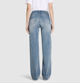 MAC DREAM WIDE Jeans - Sky Mist Indigo - 5439-90-0358L-D403