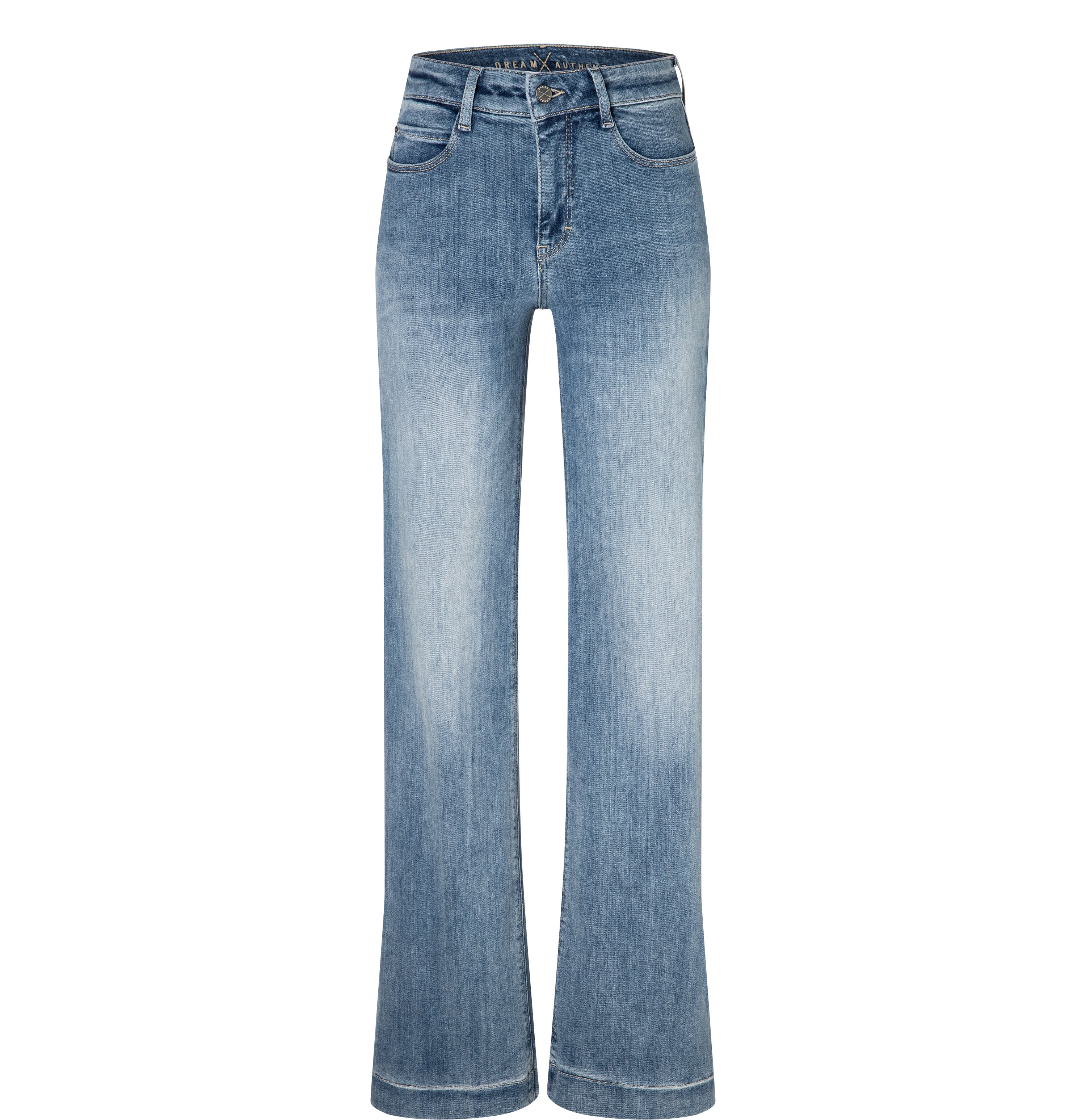 MAC DREAM WIDE Jeans - Sky Mist Indigo - 5439-90-0358L-D403
