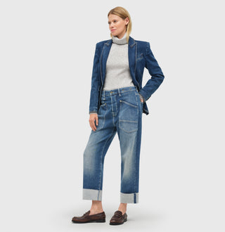 MAC BAGGY Straight - Deep Denim Dusk - 2314-90-0361L-D530