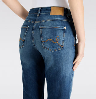 MAC Laura Bootcut Jeans - Midwash Canyon Blue - 5225-9B-0387L-D587