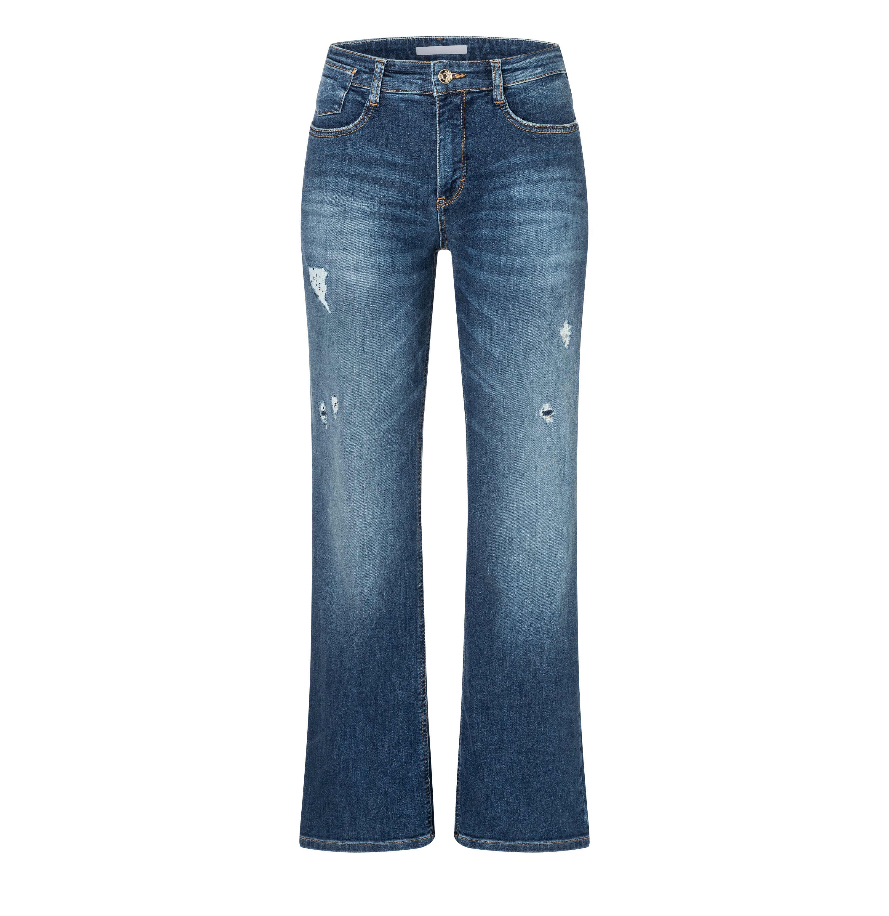 MAC Laura Bootcut Jeans - Midwash Canyon Blue - 5225-9B-0387L-D587 von MAC