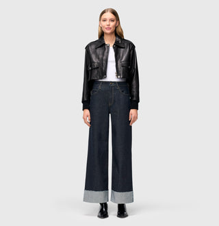 MAC NEVADA Wide-Leg Hose - Midnight Indigo Rinse - 2805-90-0291L-D683