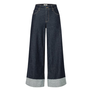 MAC NEVADA Wide-Leg Hose - Midnight Indigo Rinse - 2805-90-0291L-D683