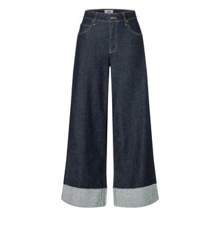 MAC NEVADA Wide-Leg Hose - Midnight Indigo Rinse - 2805-90-0291L-D683