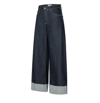 MAC NEVADA Wide-Leg Hose - Midnight Indigo Rinse - 2805-90-0291L-D683