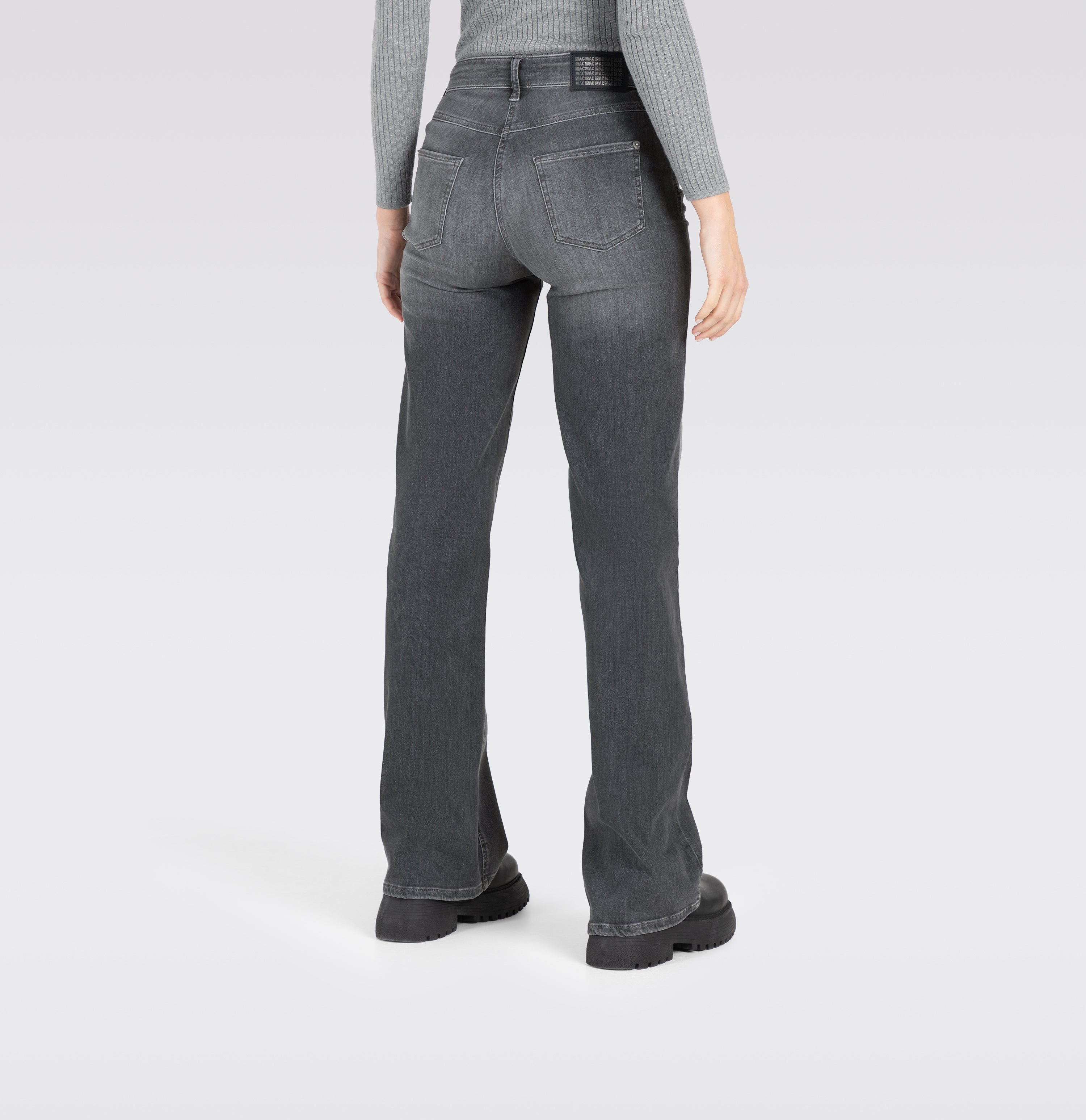 MAC Wide Jeans - Ironwashed Slate Blue - 5228-90-0387L-D901 von MAC