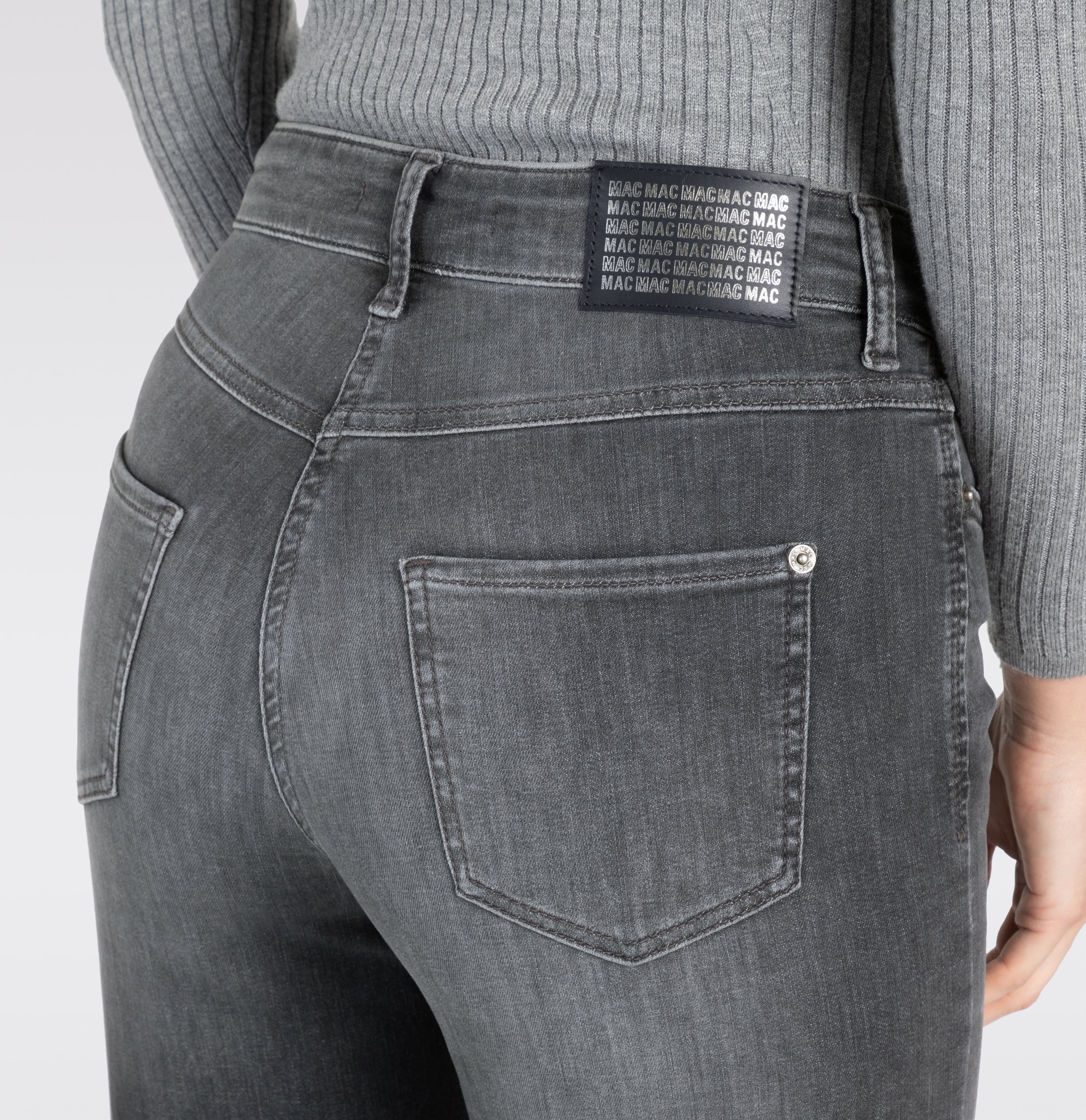 MAC Wide Jeans - Ironwashed Slate Blue - 5228-90-0387L-D901 von MAC