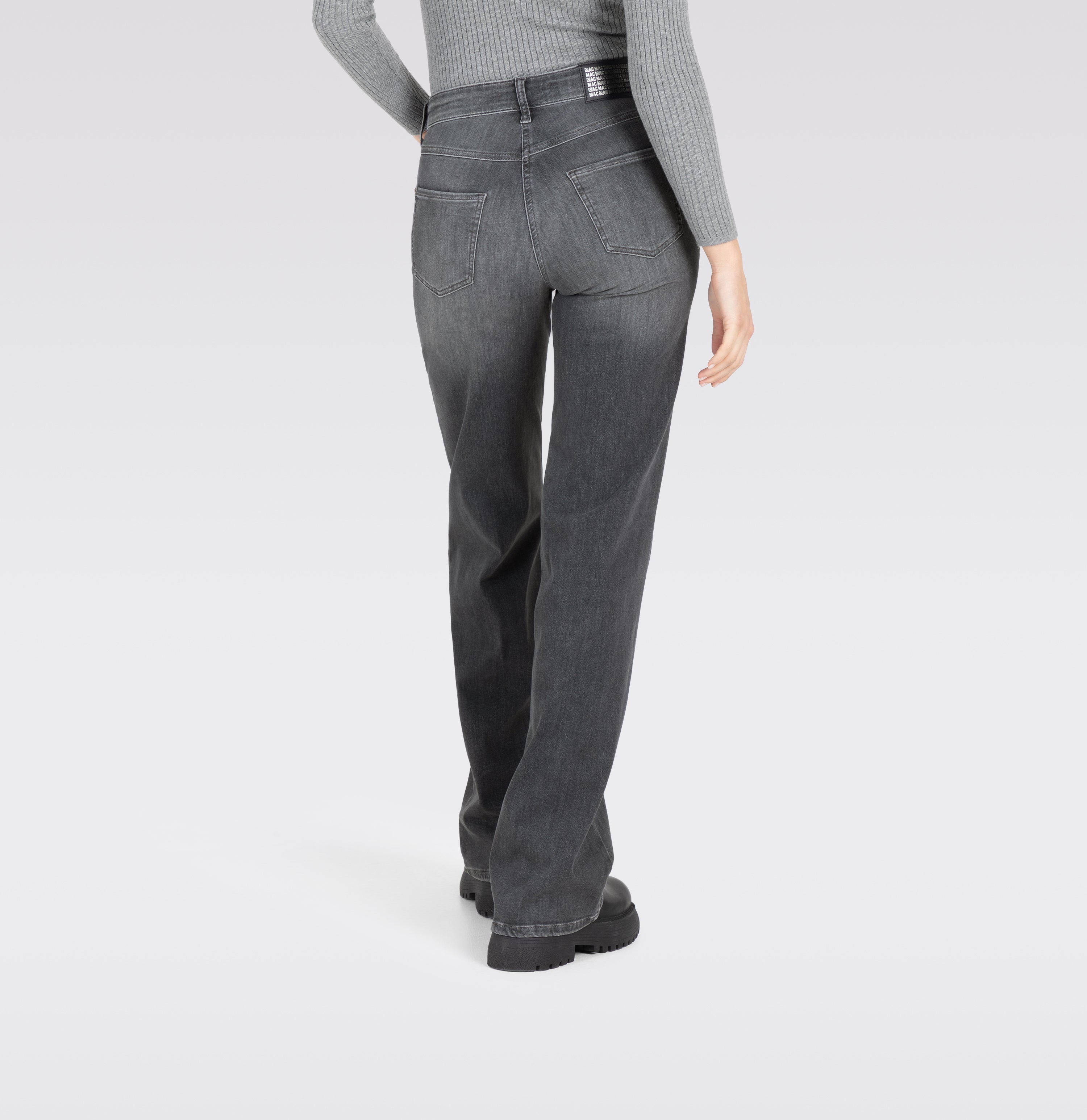 MAC Wide Jeans - Ironwashed Slate Blue - 5228-90-0387L-D901 von MAC