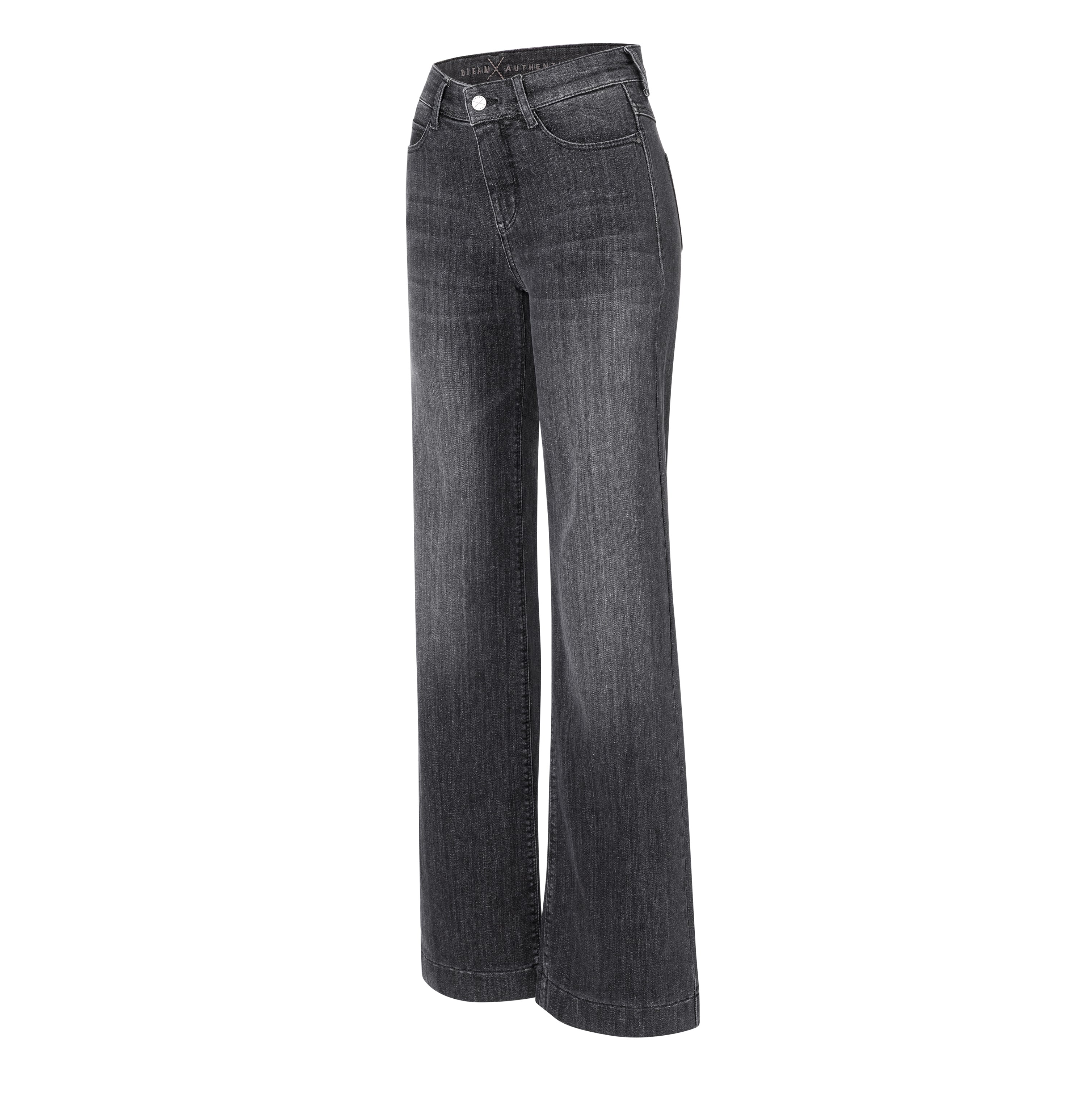 MAC DREAM WIDE Schlaghose - Charcoal Denim Mist - 5439-90-0358L-D912 von MAC