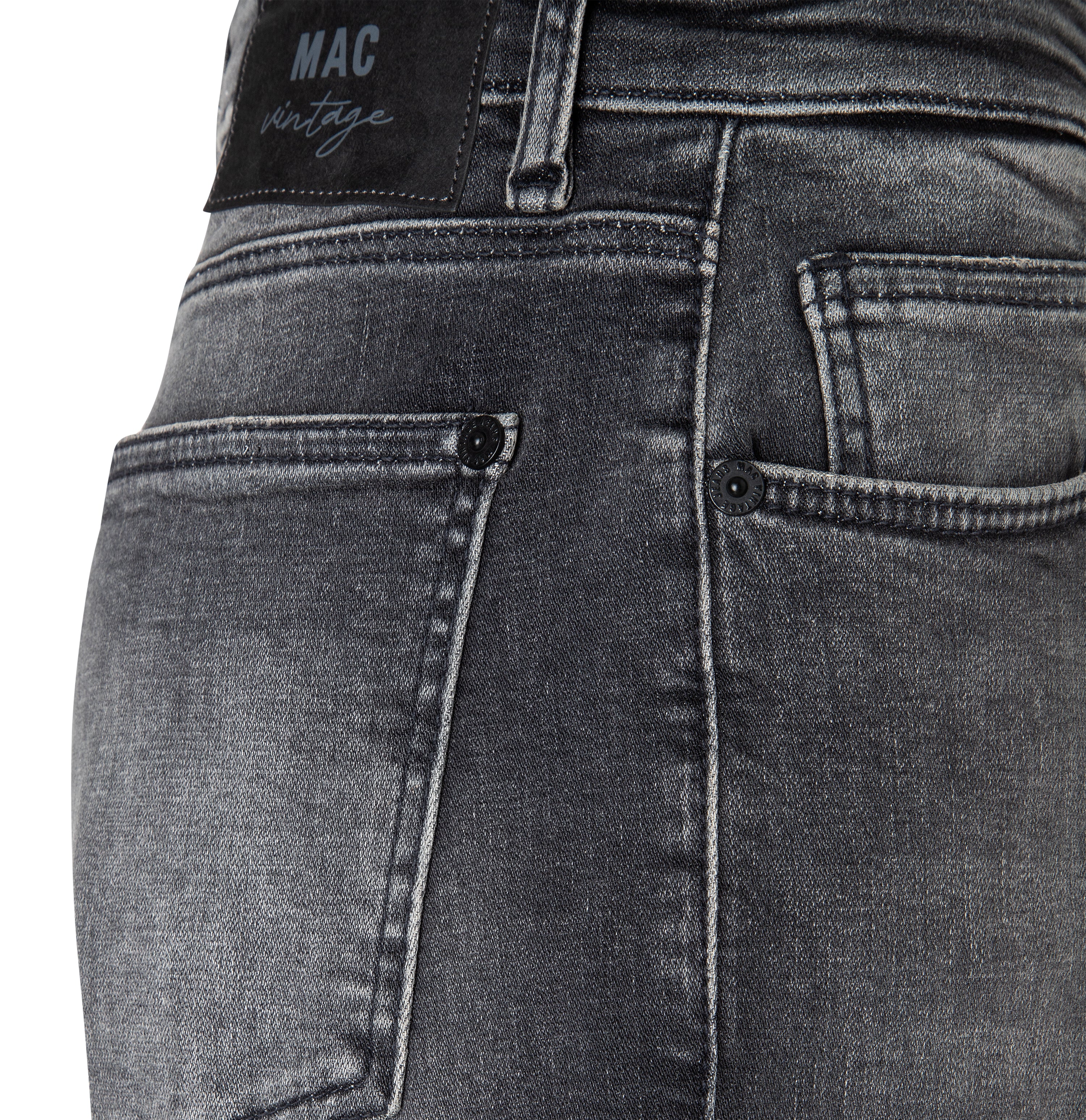MAC DAKOTA Barrel Denim Jeans - Smoky Concrete Grey - 3123-90-0333L-D986 von MAC