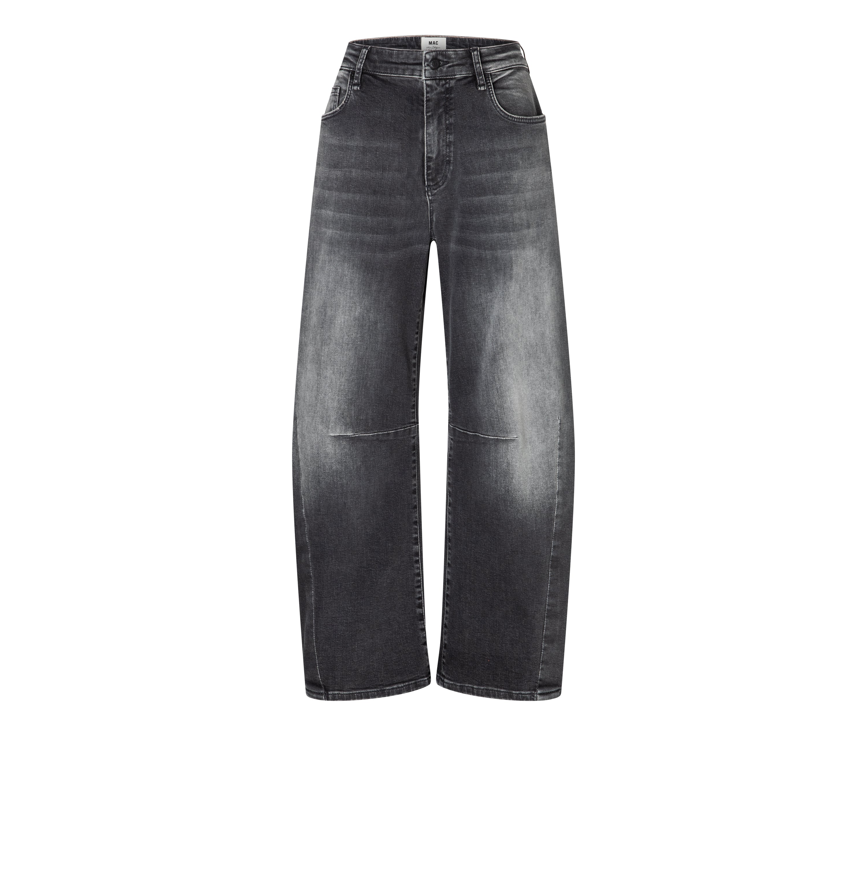 MAC DAKOTA Barrel Denim Jeans - Smoky Concrete Grey - 3123-90-0333L-D986