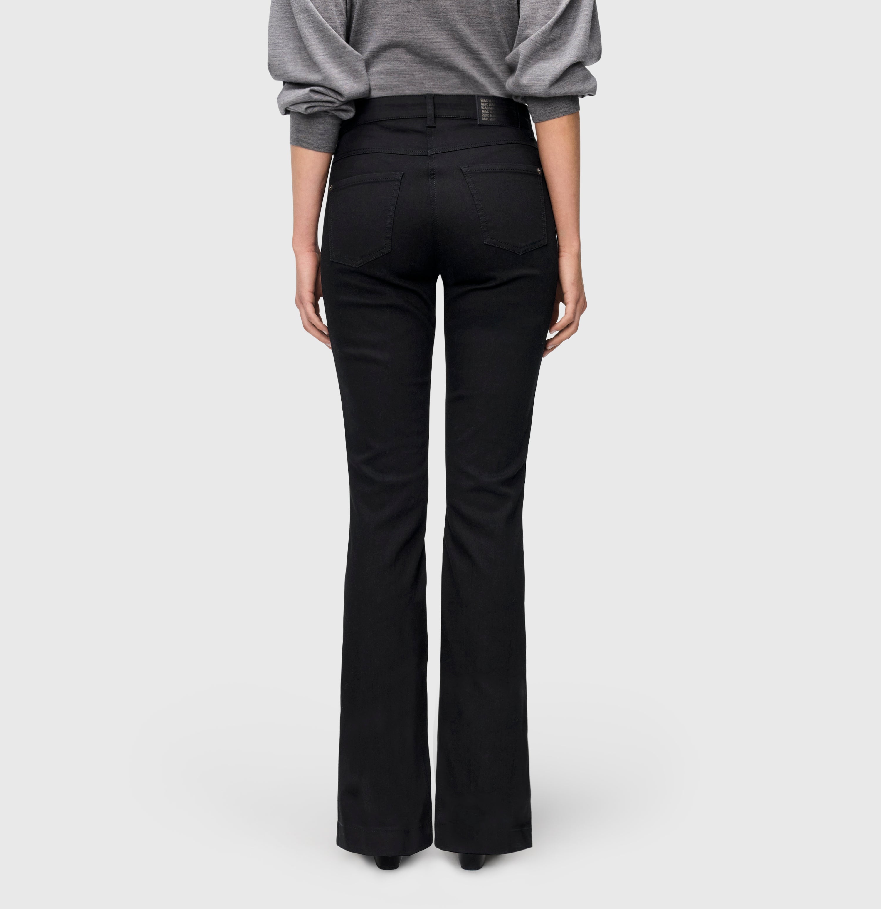 MAC Bootcut-Schlagjeans - Midnight Ink Black - 5220-90-0387L-D999