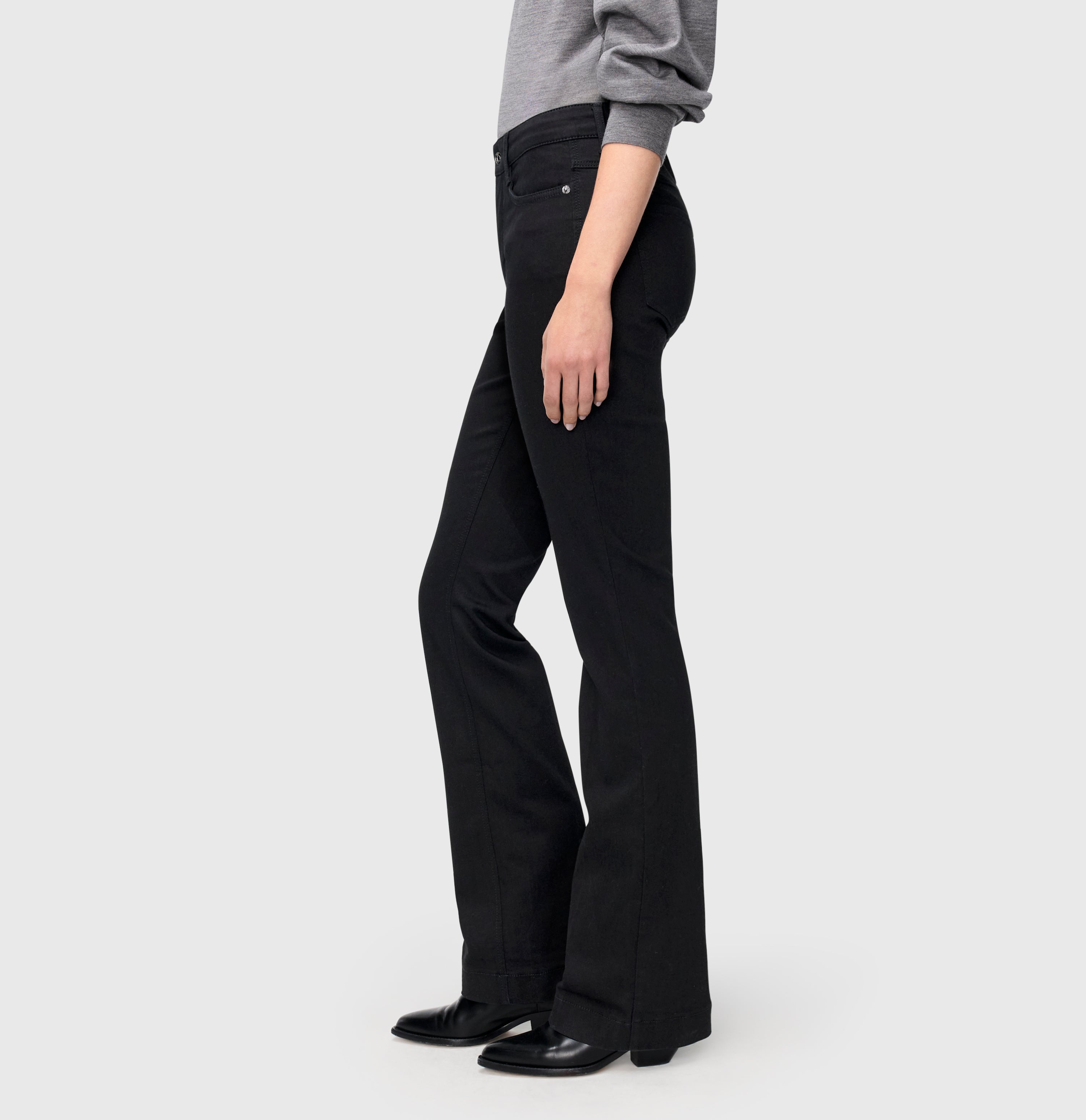 MAC Bootcut-Schlagjeans - Midnight Ink Black - 5220-90-0387L-D999 von MAC