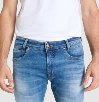 MAC ARNE PIPE history blue used 0517-00-1973L H545 WORKOUT DENIMFLEXX - Deep Seabreeze Blue - 0517-00-1973L-H545