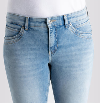 MAC MEL Five Pocket Jeans - Sunwashed Sky Blue - 2620-90-0389L-D285