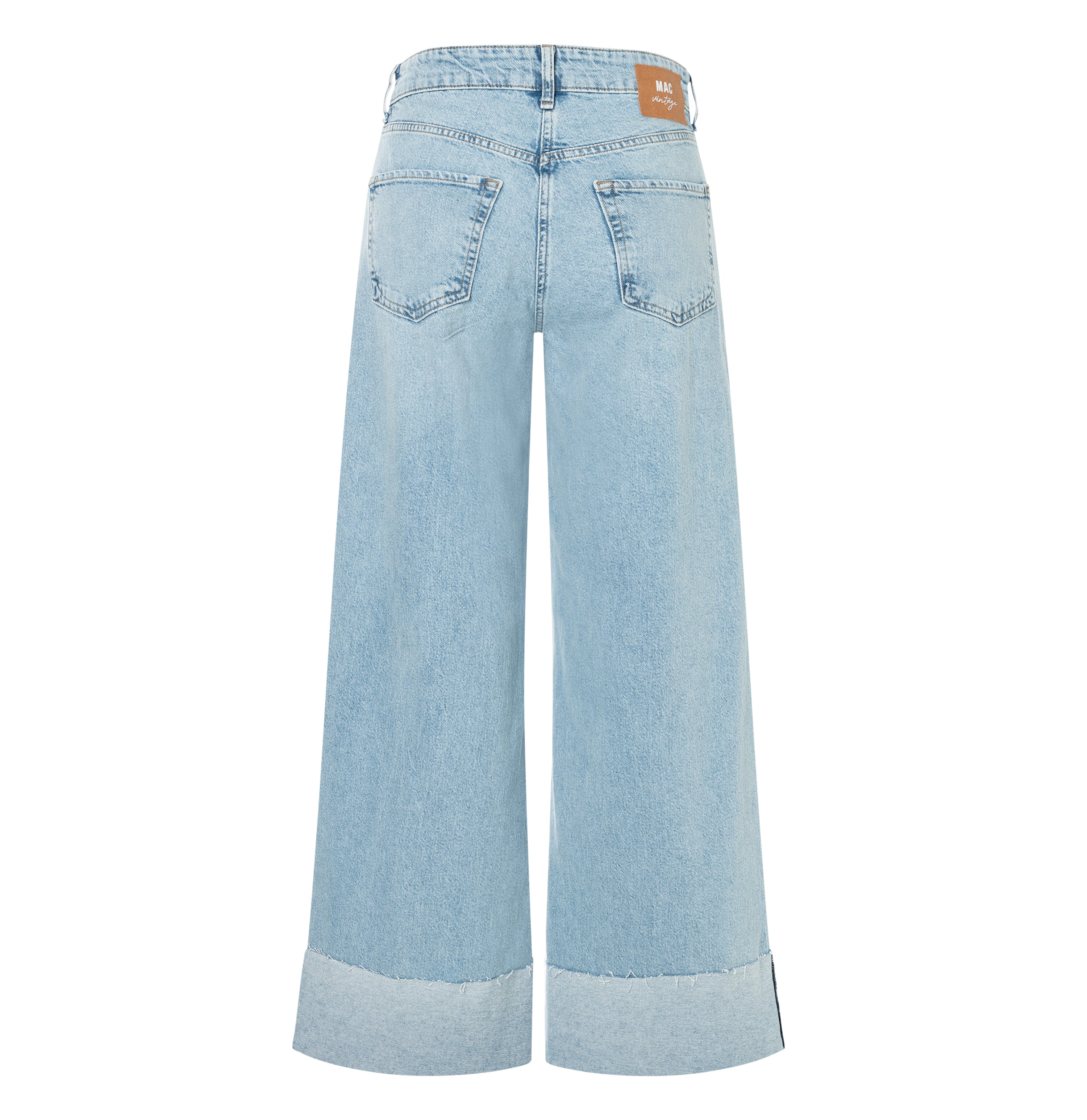MAC NEVADA Wide Leg Jeans - Skywashed Breeze - 2805-90-0291-D272 von MAC