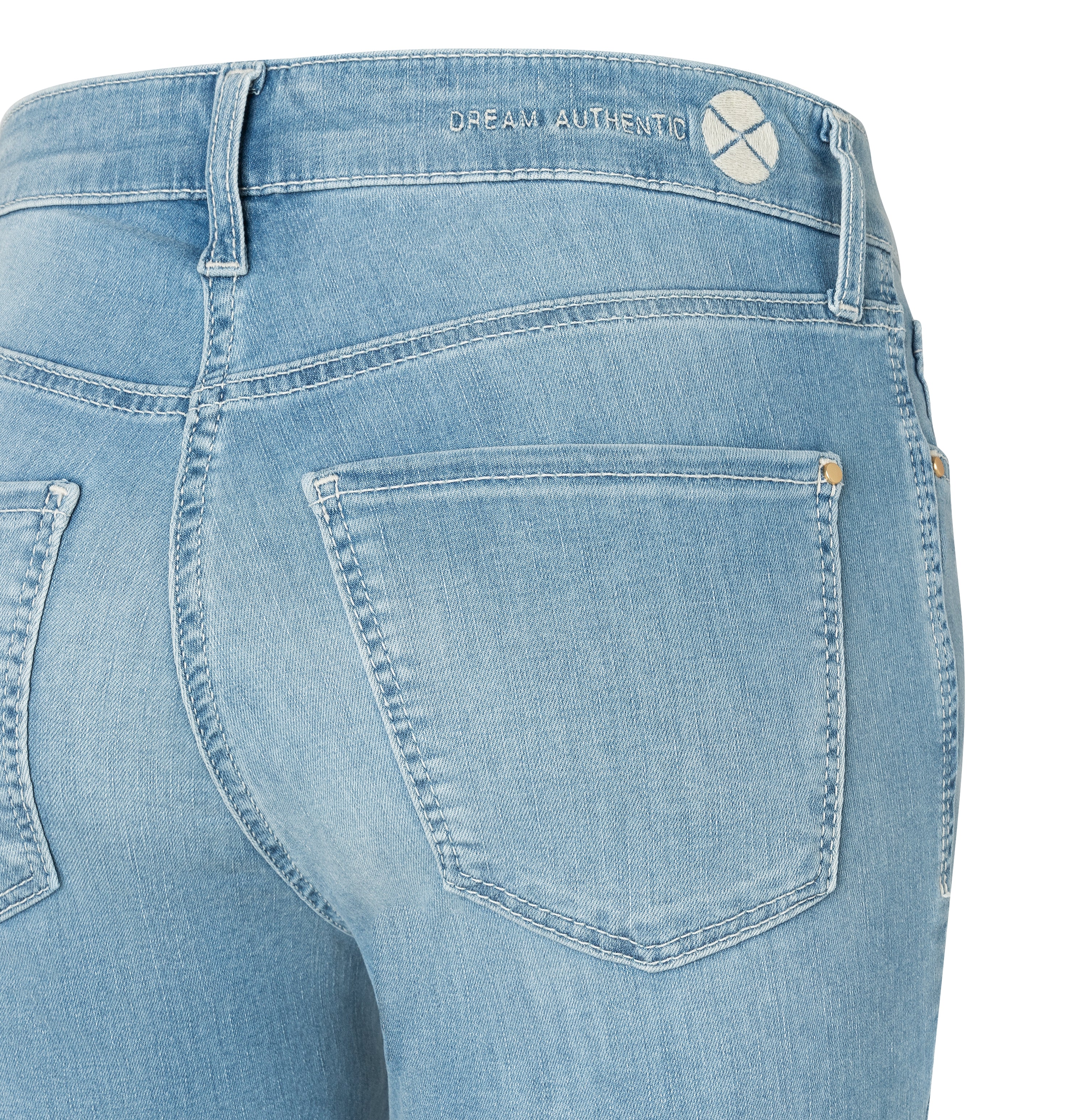 MAC DREAM KICK Bootcut Jeans - Sea Mist Blue - 5416-90-0357L-D405 von MAC
